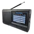 Rádio Retrô Analógico Antigo Am Fm Sw 1-7 Recarregavel Cor Preto 5v-3v