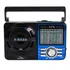 Rádio Retrô Bluetooth Am Fm Portátil Radinho Tomada Pilha Cor Azul 110v/220v