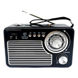 Radio Retro Bluetooth Recarregavel