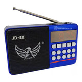 Rádio Retro Fm E Portátil Bluetooth Mp3 3w Potente Jd30
