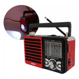 Rádio Retro Lanterna Usb Bluetooth P2