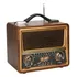 Rádio Retrô Madeira Antigo Recarregável Bluetooth Usb Bivolt