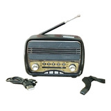 Rádio Retro Mini Com Bluetooth Am
