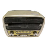 Rádio Retrô Mini Com Bluetooth Usb