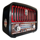 Radio Retro Portátil Bluetooth Recarregável C