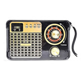Rádio Retro Portátil Ka-8706 Kapbom Cor Preto N/a