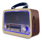 Rádio Retro Radinho Vintage Potente Portátil