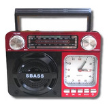 Radio Retro Relogio Alarme