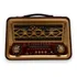 Rádio Retrô Vintage Am fm sw Bluetooth 5w   Antiguidades