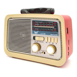 Rádio Retro Vintage Antigo Am Fm Sw Usb Mp3 Bivolt Bluetooth