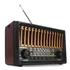 Rádio Retro Vintage Antigo Bluetooth Am Fm Sd Usb Mp3 Mini