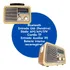 Rádio Retro Vintage Estilo Antigo Usb Bluetooth Fm Am Bivolt Cor Preto 110v/220v (bivolt)