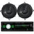Rádio Roadstar Rs2724 24v + 2 Alto Falantes 5  Bomber 100w