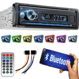 Radio Som Automotivo Bluetooth Potente Com Antena Interna