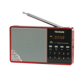 Rádio Tecsun Digital D3 Fm Mp3 Player Cartão Tf Frete Grátis