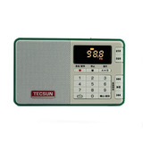 Rádio Tecsun Digital Q3 Fm Suporte Mp3 wma wav Player Verde