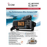 Rádio Transceptor Vhf Marítimo Icom Ic-m330 C/nf Homologado