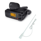 Rádio Uniden Vhf Um385 Com Dsc Homologado Antena Vhf 3db
