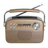 Radio Usb Portatil Dourado