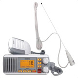 Rádio Vhf Uniden Um385 Marítimo Comunicador E Antena 3 Dbs