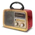 Rádio Vintage Altomex A-3188t Retrô Antigo Bluetooth Usb Am Fm Pen Drive 110v/220v Pilha Bateria Lanterna