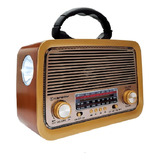 Rádio Vintage Retrô Antigo Bluetooth Usb Am Fm Usb 110v 220v