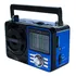 Radio Vintage Retrô Recarregável Am Fm Sw Usb Mp3 Auxiliar Cor Azul 110v/220v