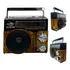 Radio Vintage Retrô Recarregável Am Fm Usb Black Friday Cor Marrom 110v/220v