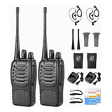 Rádio Walkie Talkie Recarregável De Longo Alcance 2pcs