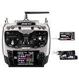 Radiolink AT9S Pro 10 12 Canais 2 4 GHz RC Rádio Transmissor E Receptor R9DS Controle Remoto De Longo Alcance Para FPV Racing Drone Quad Avião E Mais Modo 2 Mão Esquerda 