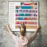 Rádios Amadores 2016 ARRL US Spectrum Frequency Allocations Chart Ham Radio Poster Wall Art Decor Amador Radio Operador Presente 61 Cm X 91 Cm 