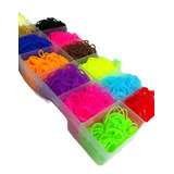 Rainbow Loom Pulseira Tear Refil 3200 Elásticos Maleta