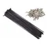 Raio Aço Carbono Preto Com Niple 2.0mm X 255mm (36unidades).