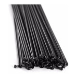 Raio Bike Aro Fino Inox Preto Richman 290 X 2 0mm 72 Pçs