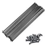 Raio Bike Inox Preto Aro 29 Várias Medidas Jogo 36 Raios 295mm