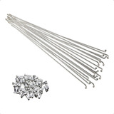 Raio Inox Bike 255mm X 2 5mm Grosso 36 Raios Aro 26 Vmaxx