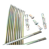 Raio Traseiro Xtz 125 Dt 180 Dt 200 Lona Xt 225 Zincado