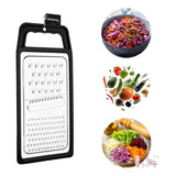 Ralador 1 Face Manual Inox Plástico Cozinha Para Queijo Legume Wellmix Preto