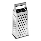 Ralador 4 Faces Inox Com Alça Resistente Queijos E Legumes