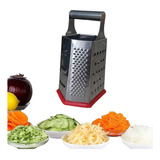 Ralador 6 Faces De Inox 20cm Com Alça P Queijos Legumes