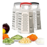 Ralador 6 Faces De Inox Manual Com Alça Para Legumes Queijos