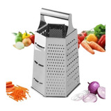 Ralador 6 Faces Em Aço Inox 22cm Rala Queijo E Legumes