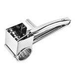 Ralador De Queijo Giratório Manual Com Lâminas Em Aço Inox