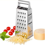 Ralador Fatiador Manual De Legumes Queijos 4 Faces Inox