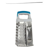 Ralador Manual Inox 6 Faces Com Alça Auxiliar Alho Cebolas