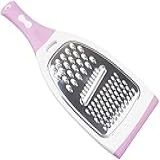 Ralador Multiuso 3 Em 1 Inox E Plástico Lâminas Afiadas Fácil De Ralar Para Legumes Alho Chocolate E Mais Leve E Facil De Manusear Branco Rosa 