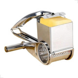 Ralador Queijo Aço Inox Manivela Manual Chocolate Cozinha