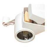 Ralador Queijo Giratorio Manual C Laminas Inox Branco