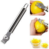 Ralador Raspador Zester Raspas Limão Laranja Inox P Drinks