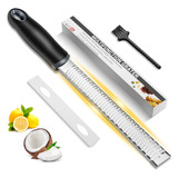 Ralador Zester Inox Raspas Limão Laranja Tipo Microplane